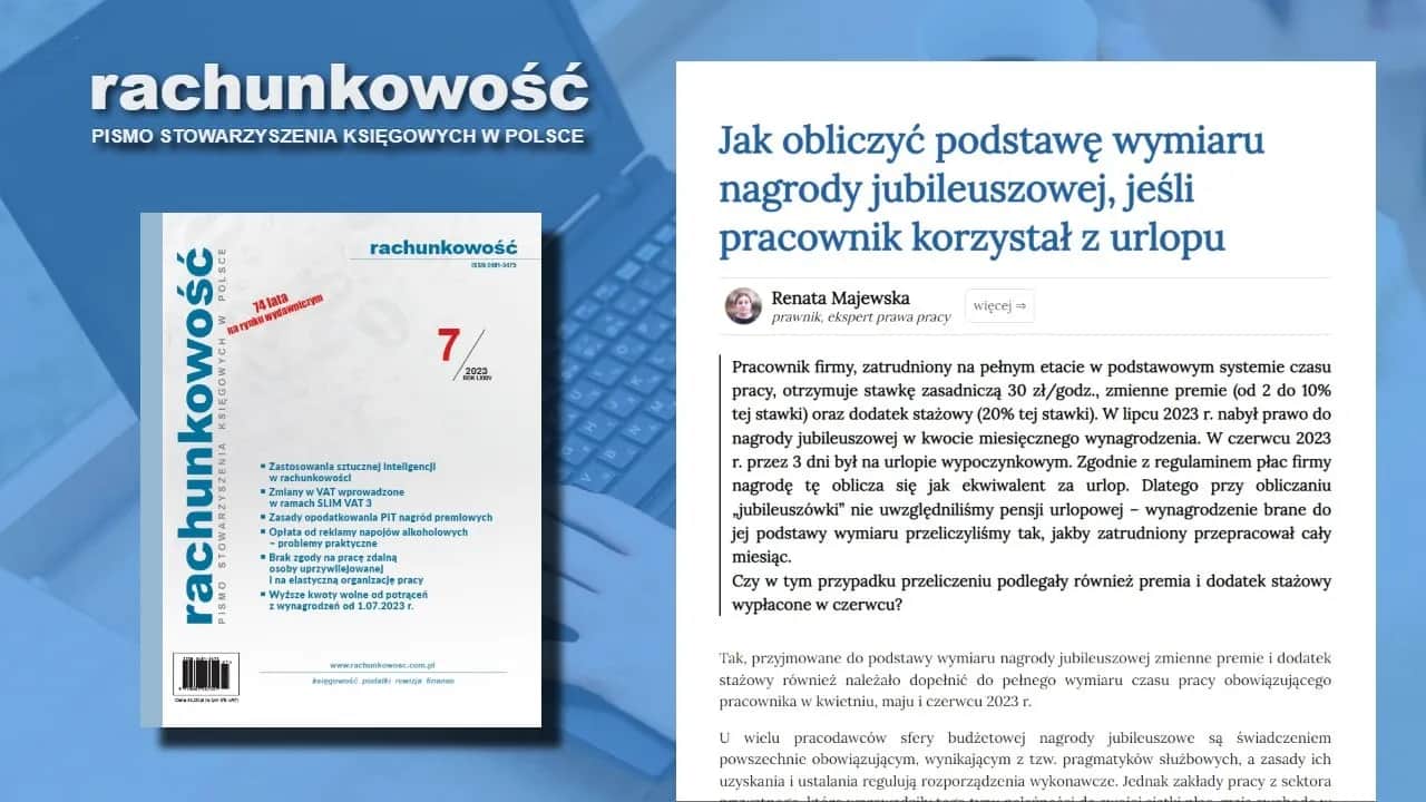 Jak obliczyć staż pracy do nagrody jubileuszowej i uniknąć błędów
