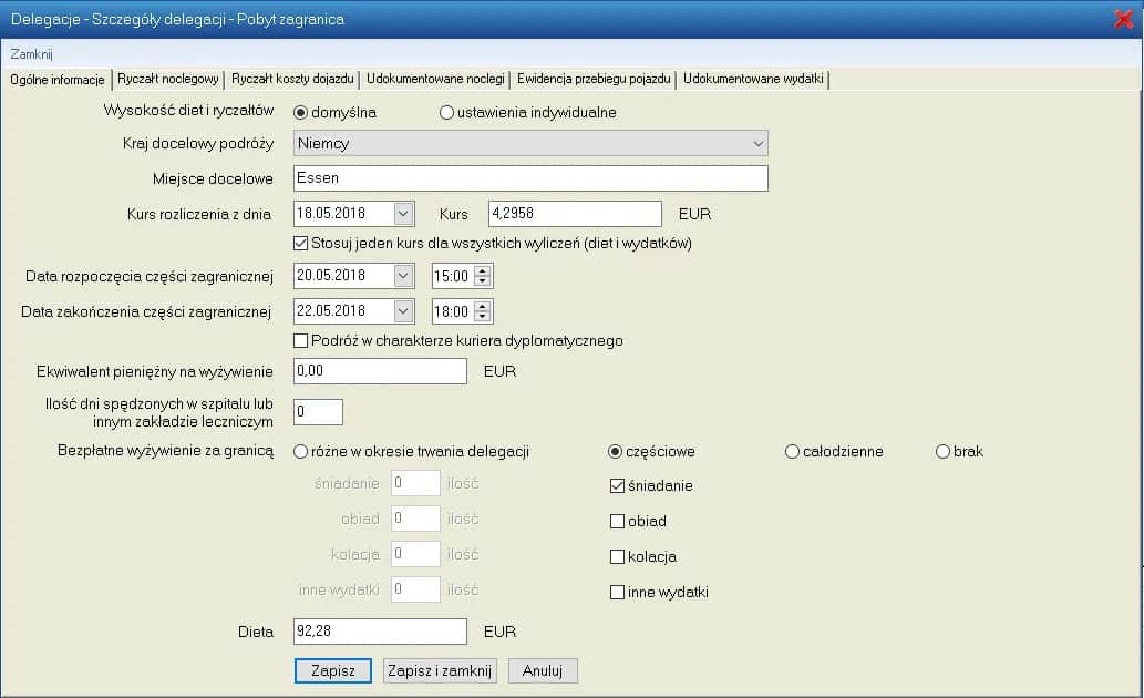 Jak obliczyć ryczałt za nocleg w delegacji zagranicznej bez błędów